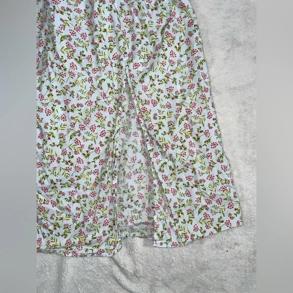 J. Crew Cottagecore 100%Cotton Short-sleeve smocked dress in meadow floral Sz XL - Picture 3 of 12